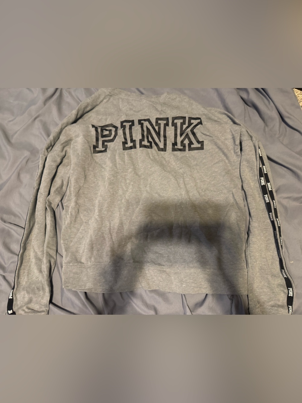 Victoria's Secret PINK Gray Logo Sweatshirt